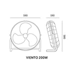 Floor fan VIENTO 200W Kobi Windstar