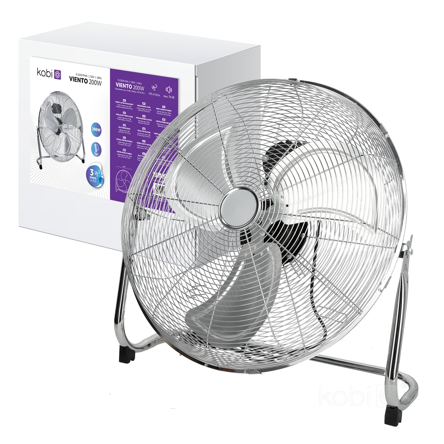 Floor fan VIENTO 200W Kobi Windstar