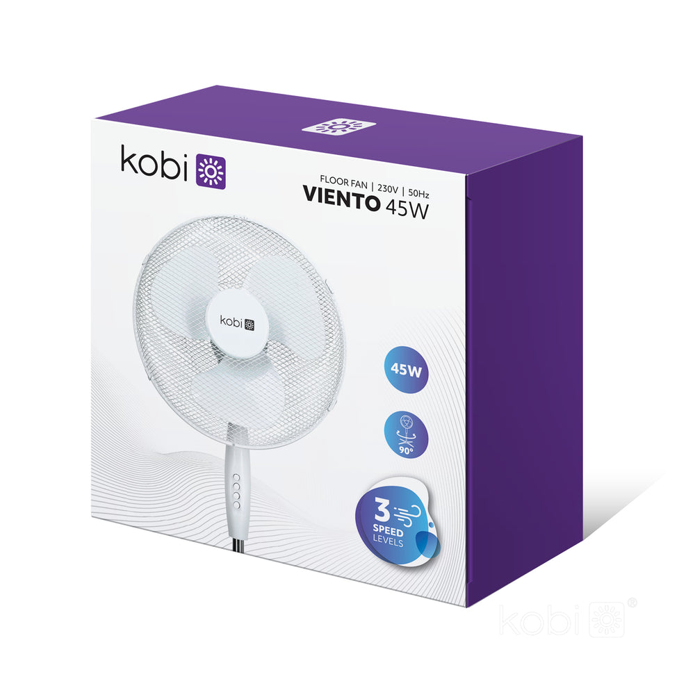 Floor fan VIENTO 45W white Kobi Windstar