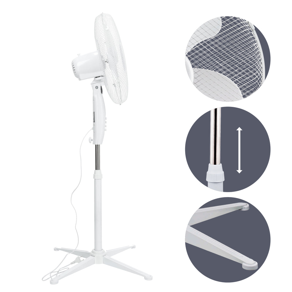 Floor fan VIENTO 45W white Kobi Windstar