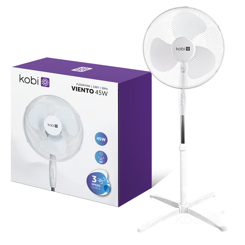 Floor fan VIENTO 45W white Kobi Windstar