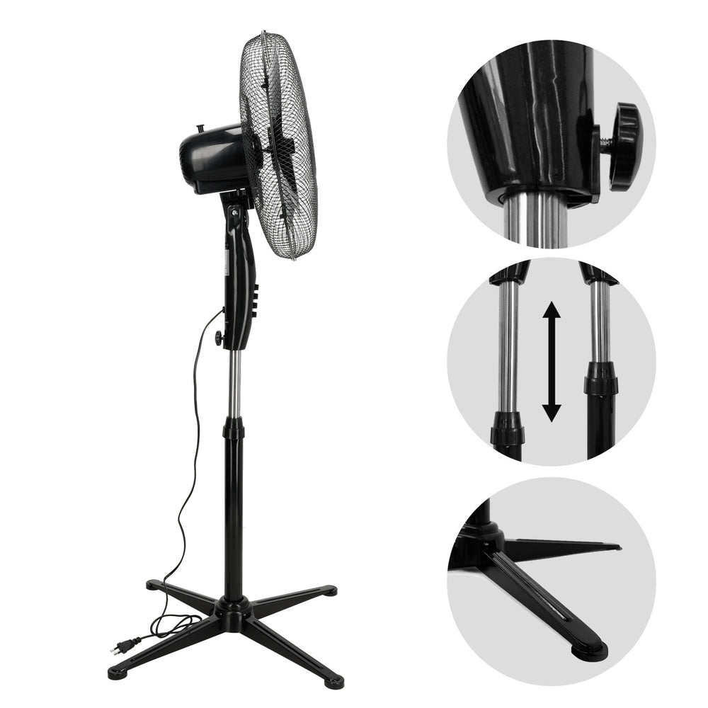 Floor fan VIENTO 45W black Kobi Windstar