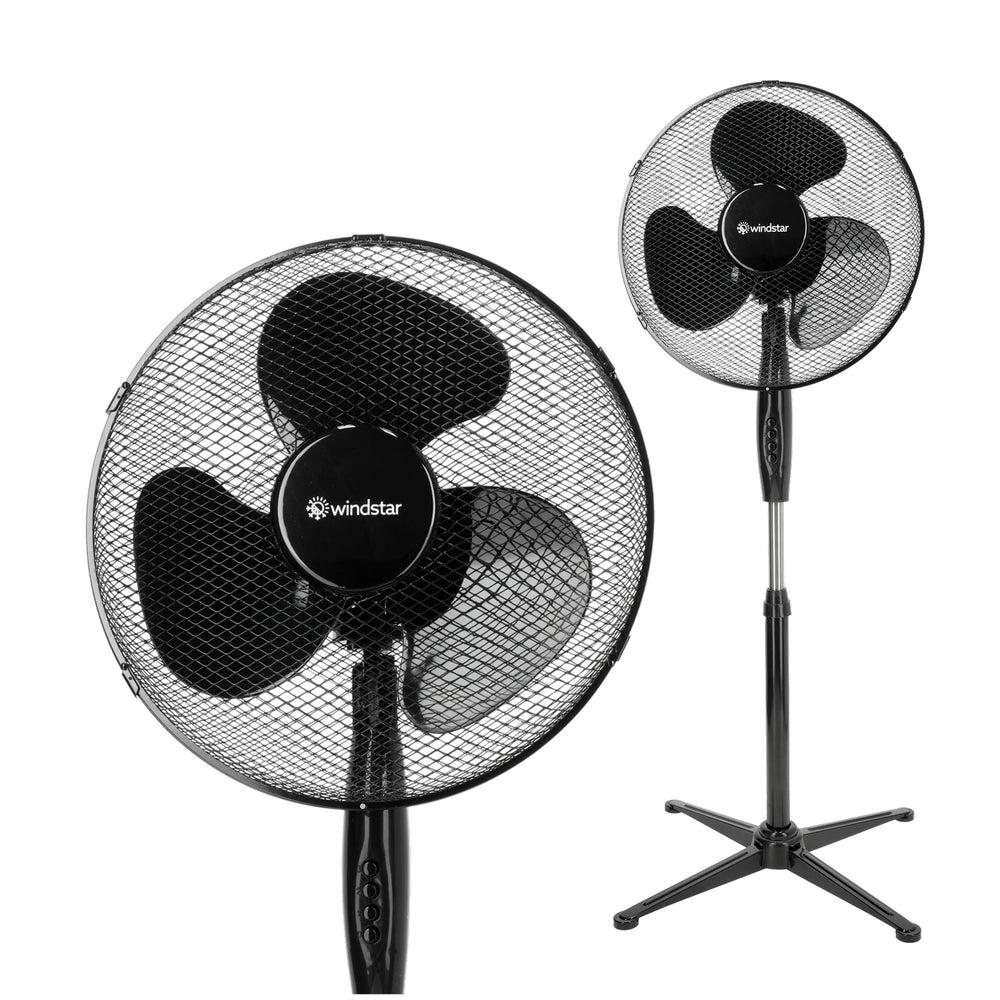 Floor fan VIENTO 45W black Kobi Windstar