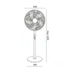 Floor fan VIENTO-R 40W black Kobi Windstar