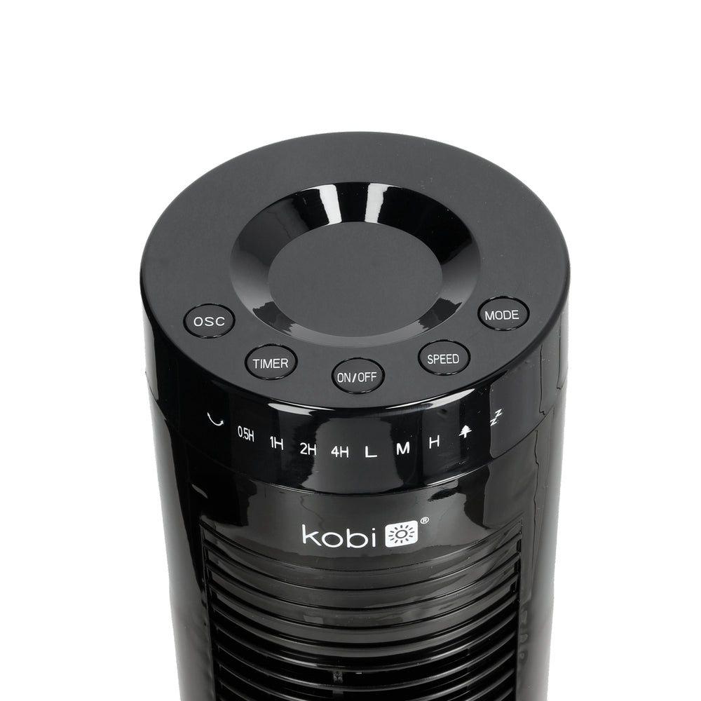 Tower fan HOORN 45W black Kobi