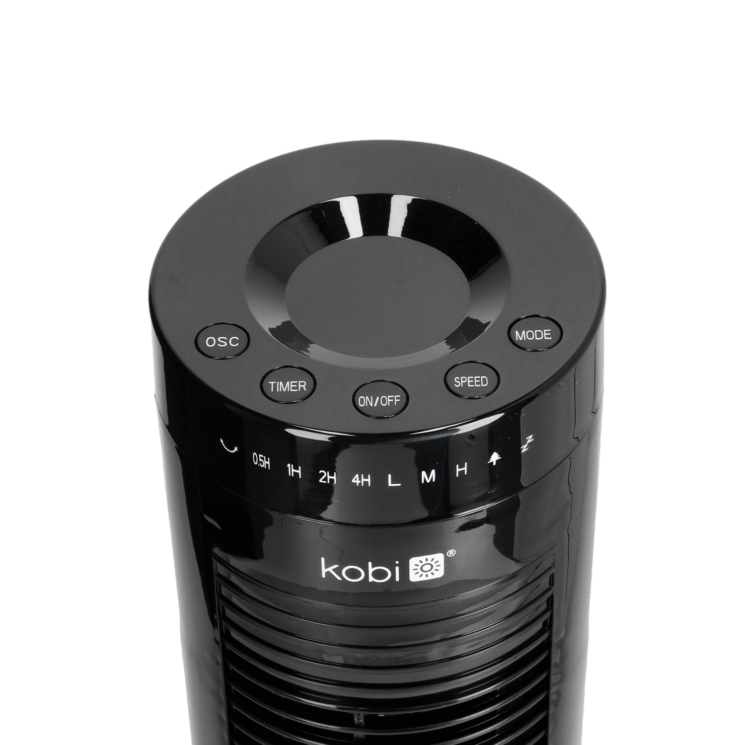 Tower fan HOORN 45W black Kobi