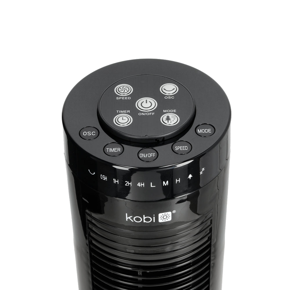 Tower fan HOORN 45W black Kobi