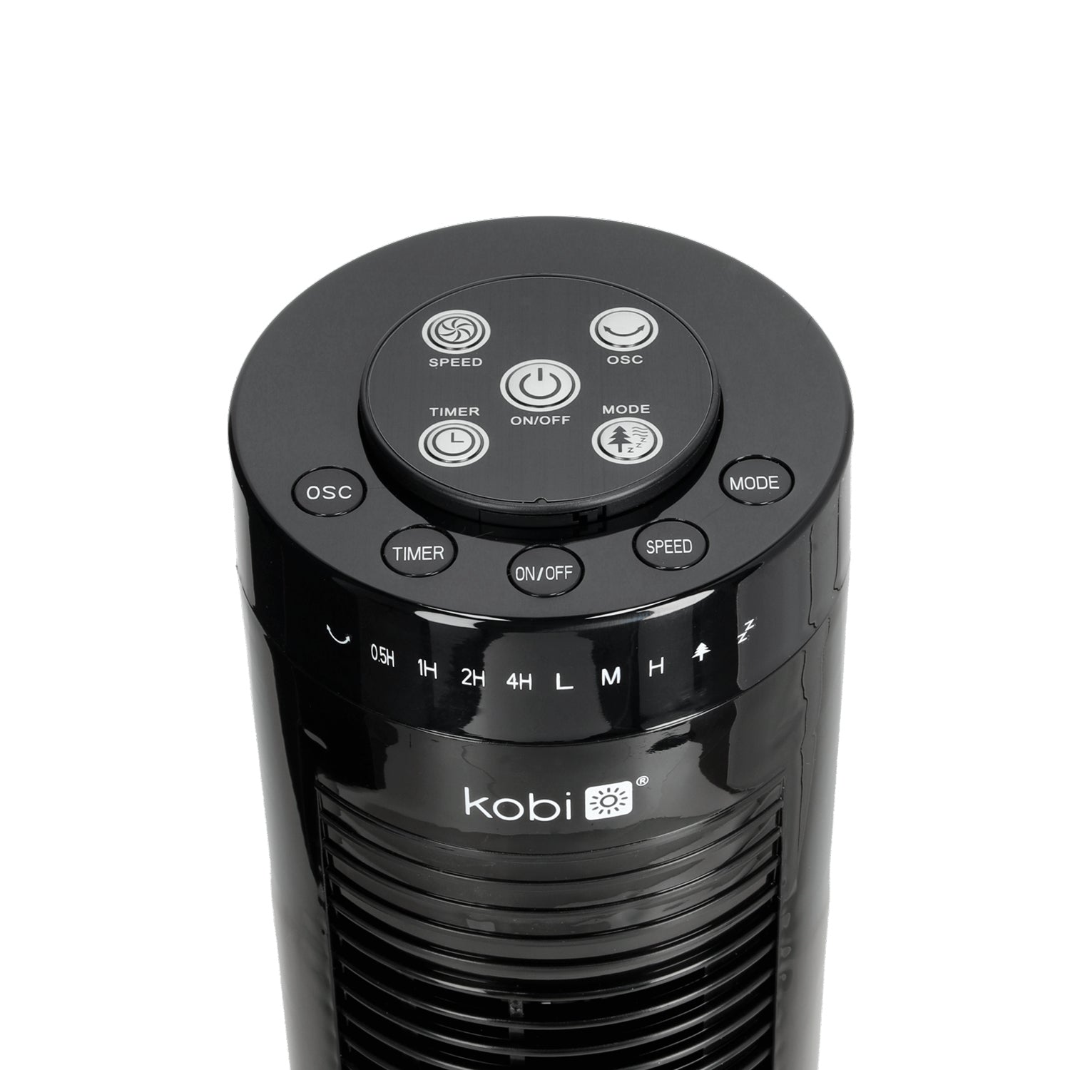 Tower fan HOORN 45W black Kobi