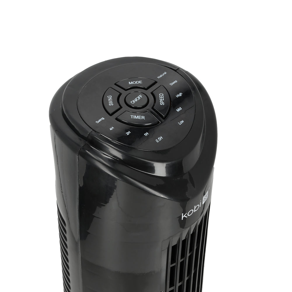 Tower fan LISSE 2 ST 45W black Kobi Windstar