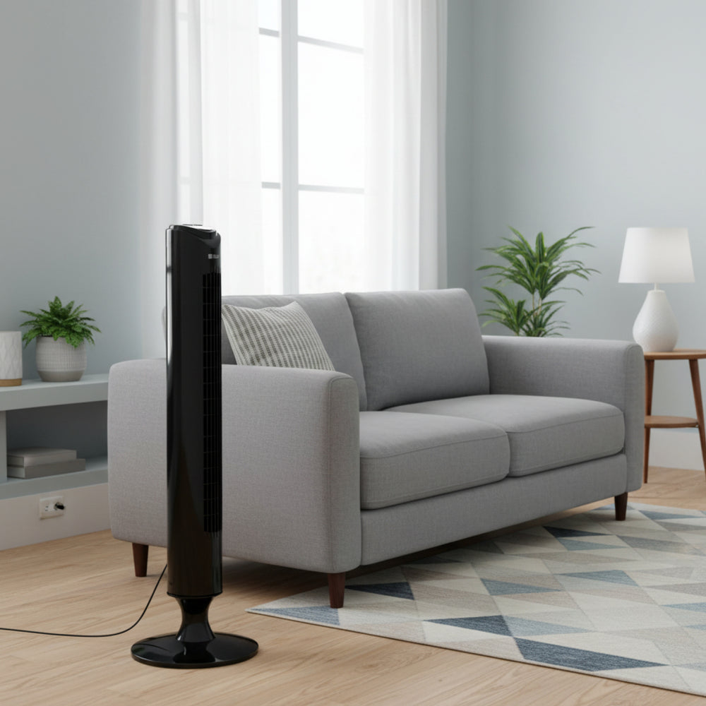 Tower fan LISSE 2 ST 45W black Kobi Windstar