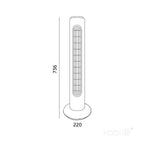 Tower fan VENLO 45W black Kobi