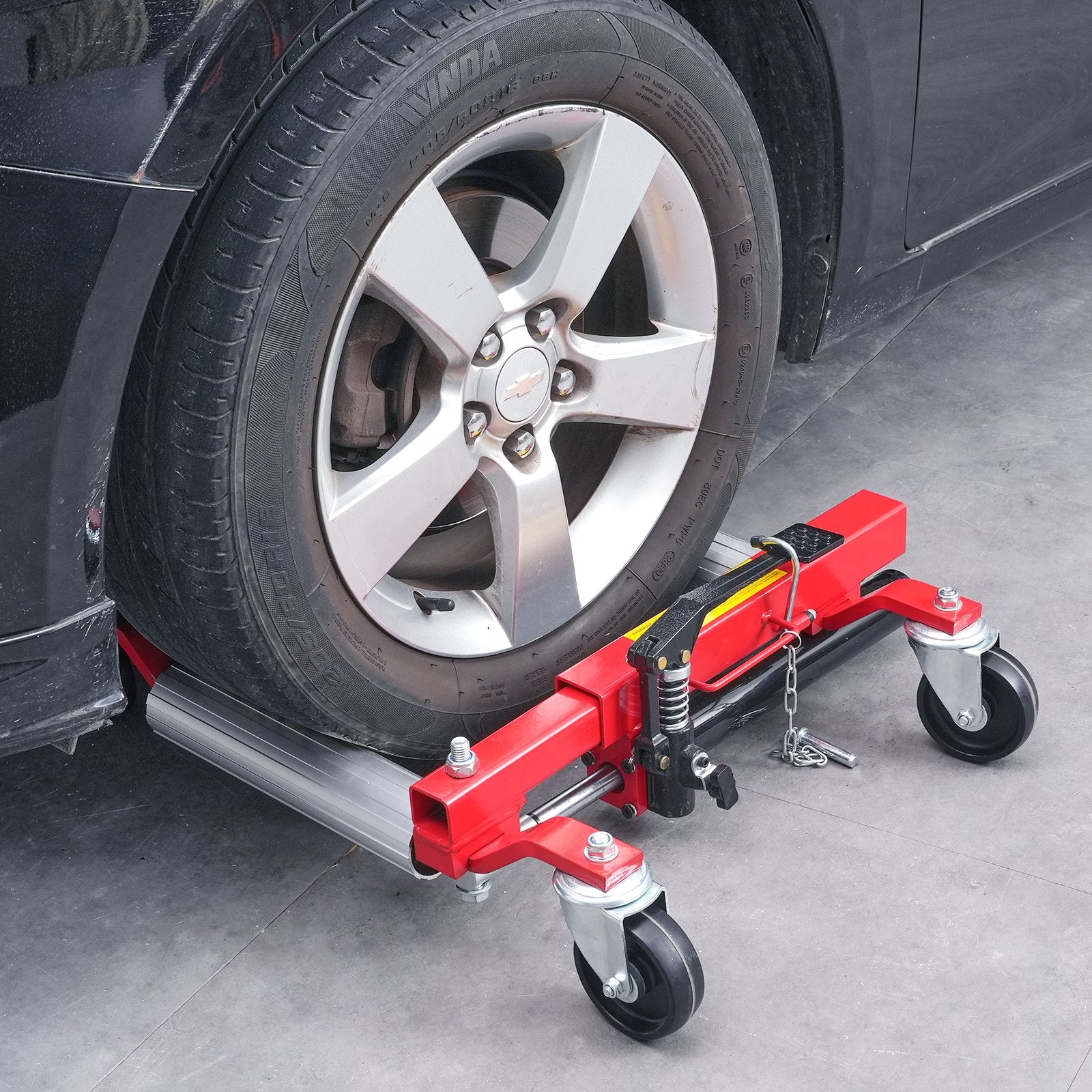 VEVOR Wheel Dolly, Max Capacity 1500 Lbs Car Dolly, Car Jack Dolly Lifter with 360° Rotatable Wheels, Heavy Duty Vehicle Positioning Hydraulic Tire Jack, for Vehicle Car Auto Repair Moving, Set of 2
