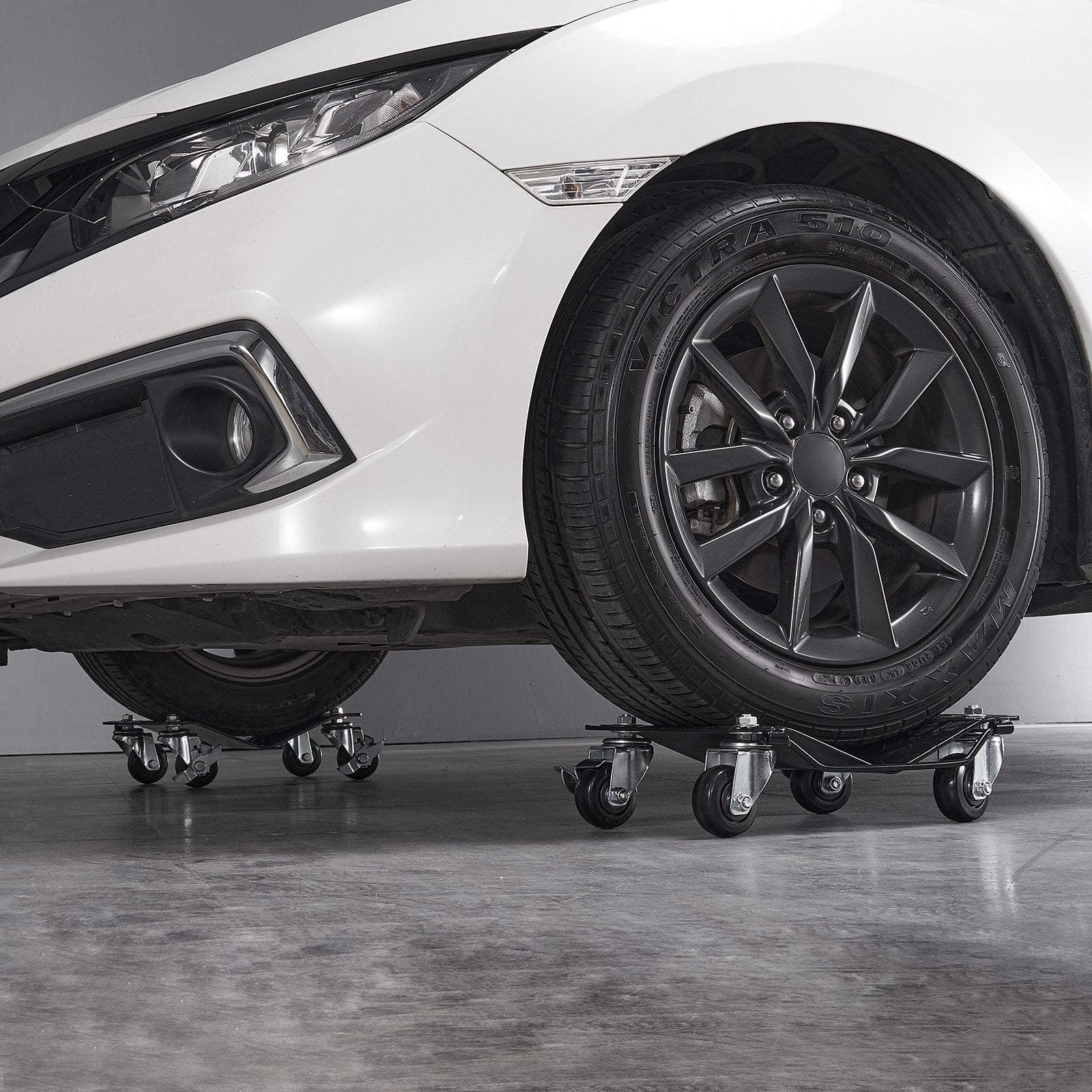 VEVOR Car Dolly Wheel Tire Dolly 4 PCS Heavy Duty Skate Auto Repair Dolly 2721.6 kg