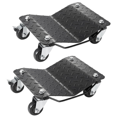 VEVOR Car Dolly Wheel Tire Dolly 2 PCS Heavy Duty Skate Auto Repair Dolly 1360.8 kg