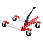VEVOR Wheel Dolly, Max Capacity 1500 Lbs Car Dolly, Car Jack Dolly Lifter with 360° Rotatable Wheels, Heavy Duty Vehicle Positioning Ratchet Tire Jack, for Vehicle Car Auto Repair Moving, Set of 2