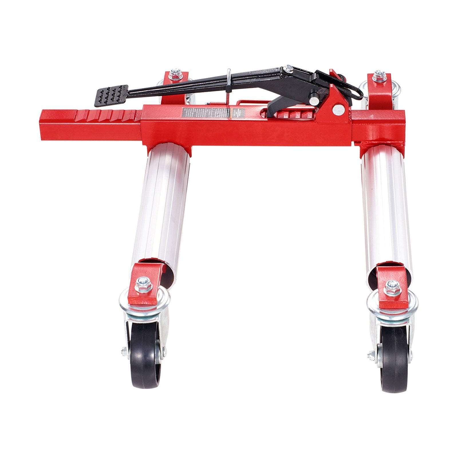VEVOR Wheel Dolly, Max Capacity 1500 Lbs Car Dolly, Car Jack Dolly Lifter with 360° Rotatable Wheels, Heavy Duty Vehicle Positioning Ratchet Tire Jack, for Vehicle Car Auto Repair Moving, Set of 2