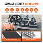 VEVOR Portable Wheelchair Ramp, 61 cm 362.9 kg Capacity, Non-Slip Aluminum Folding Threshold Ramp, Foldable Mobility Scooter Ramp Wheel Chair Ramp, Handicap Ramp for Home Steps, Stairs, Doorways, Curbs