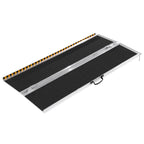 VEVOR Portable Wheelchair Ramp, 182.9 cm 362.9 kg Capacity, Non-Slip Aluminum Folding Threshold Ramp, Foldable Mobility Scooter Ramp Wheel Chair Ramp, Handicap Ramp for Home Steps, Stairs, Doorways, Curbs