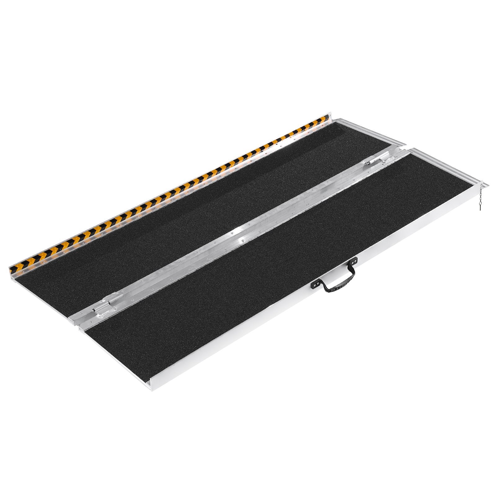 VEVOR Portable Wheelchair Ramp, 182.9 cm 362.9 kg Capacity, Non-Slip Aluminum Folding Threshold Ramp, Foldable Mobility Scooter Ramp Wheel Chair Ramp, Handicap Ramp for Home Steps, Stairs, Doorways, Curbs