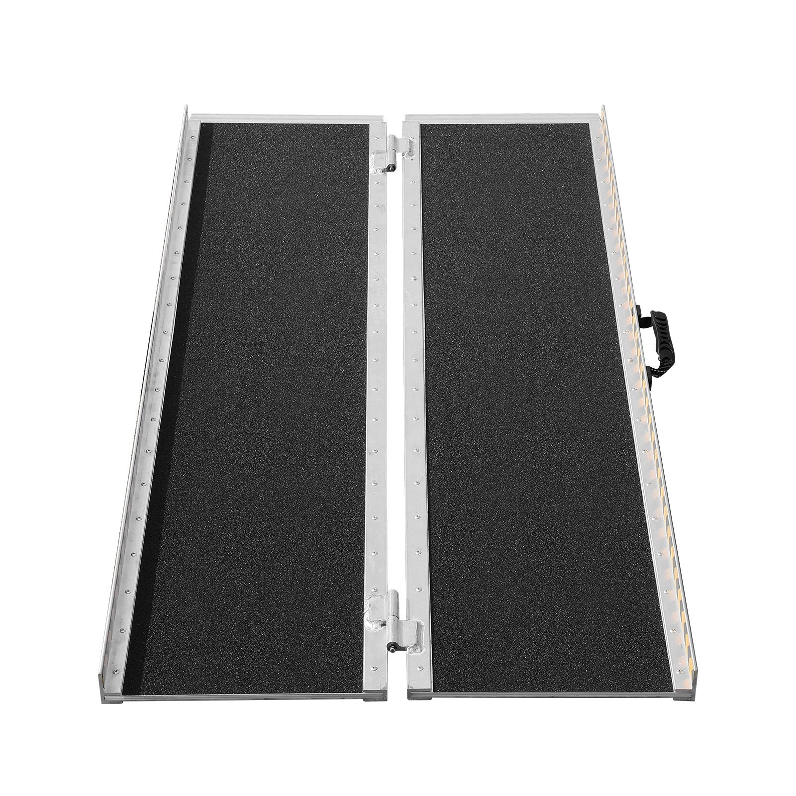 VEVOR Portable Wheelchair Ramp, 182.9 cm 362.9 kg Capacity, Non-Slip Aluminum Folding Threshold Ramp, Foldable Mobility Scooter Ramp Wheel Chair Ramp, Handicap Ramp for Home Steps, Stairs, Doorways, Curbs