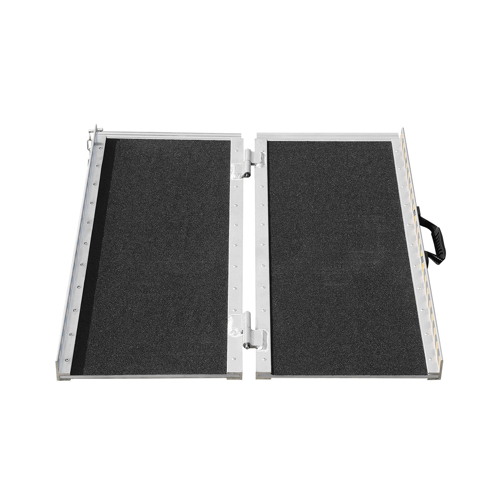 VEVOR Portable Wheelchair Ramp, 61 cm 362.9 kg Capacity, Non-Slip Aluminum Folding Threshold Ramp, Foldable Mobility Scooter Ramp Wheel Chair Ramp, Handicap Ramp for Home Steps, Stairs, Doorways, Curbs