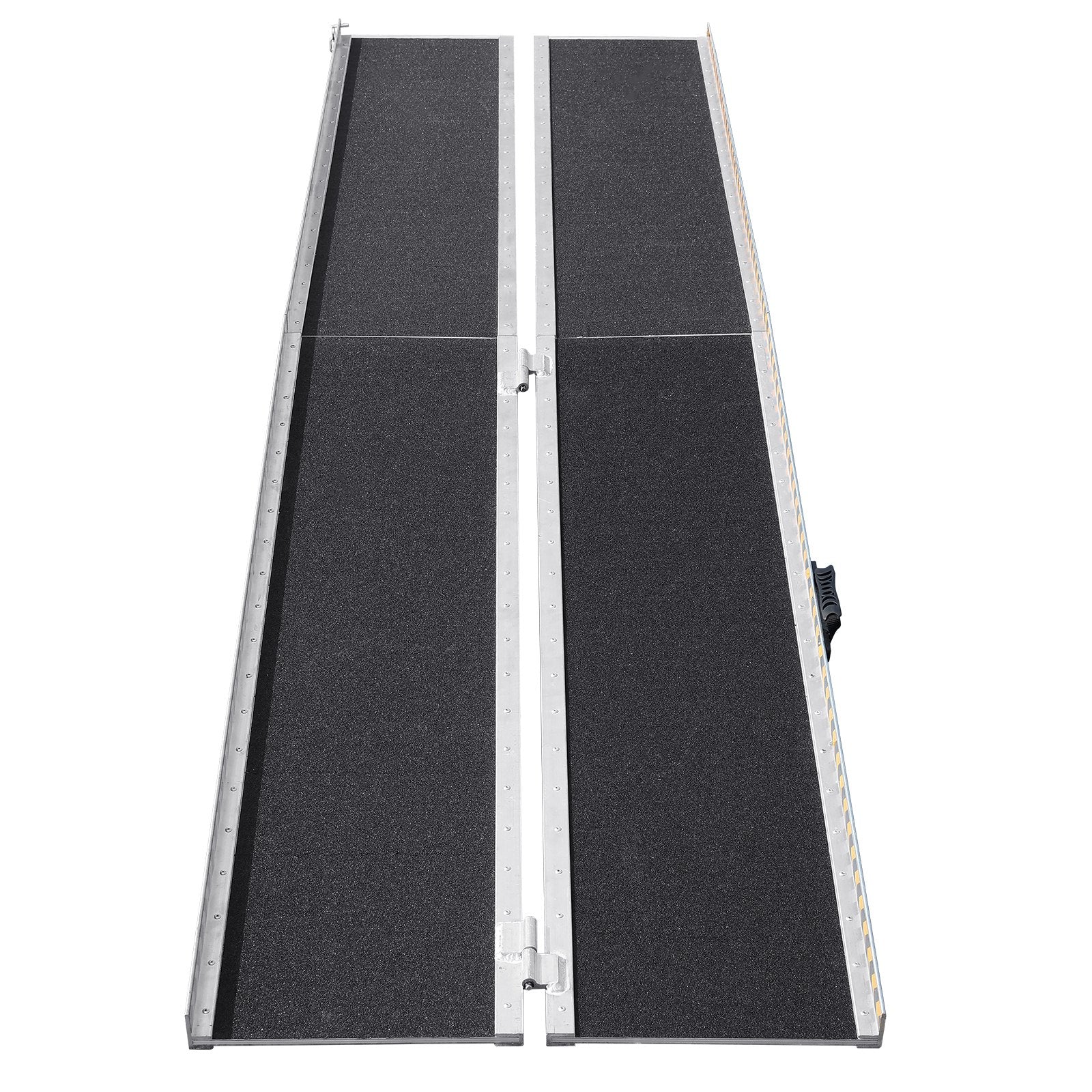 VEVOR Portable Wheelchair Ramp, 304.8 cm 363 kg Capacity, Non-Slip Aluminum Folding Threshold Ramp, Foldable Mobility Scooter Ramp Wheel Chair Ramp, Handicap Ramp for Home Steps, Stairs, Doorways, Curbs
