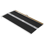 VEVOR Portable Wheelchair Ramp, 182.9 cm 362.9 kg Capacity, Non-Slip Aluminum Folding Threshold Ramp, Foldable Mobility Scooter Ramp Wheel Chair Ramp, Handicap Ramp for Home Steps, Stairs, Doorways, Curbs