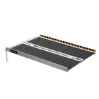 VEVOR Portable Wheelchair Ramp, 91.4 cm 362.9 kg Capacity, Non-Slip Aluminum Folding Threshold Ramp, Foldable Mobility Scooter Ramp Wheel Chair Ramp, Handicap Ramp for Home Steps, Stairs, Doorways, Curbs