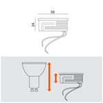 LED bulb INSERT 6,5W 6000K milky Kobi