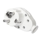 Grounded swivel plug WT-07-2 360°/45° 16A/250V white