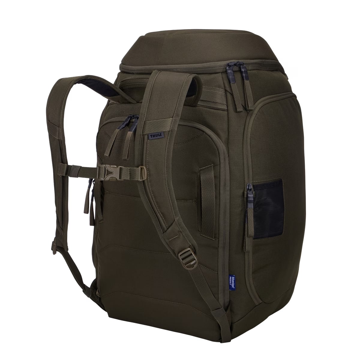 Thule 5157 Roundtrip Rolling Ski and Snowboard Boot Backpack 60L Deep Khaki