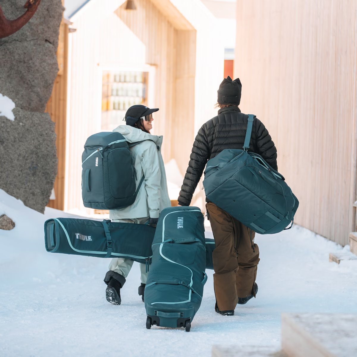 Thule 4941 Roundtrip Ski and Snowboard Duffel 80L Dark Slate