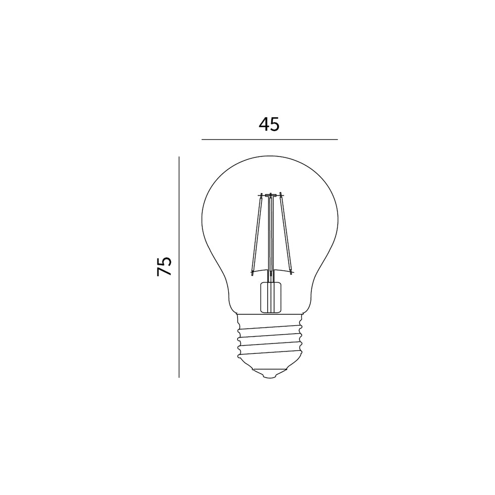 LED bulb 1,3W E27 2700K LLS