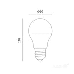 LED grow bulb LED PLANTY GS E27 11W E27 1200K Kobi Design