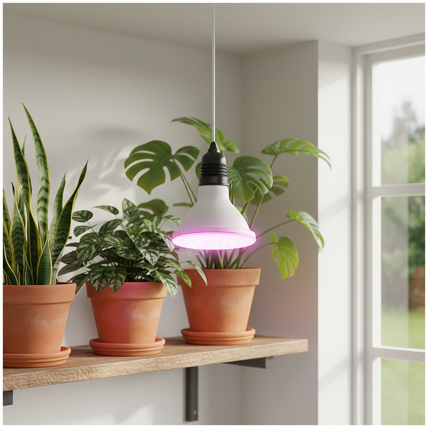 LED grow bulb LED PLANTY B E27 7W E27 1200K White Kobi Design