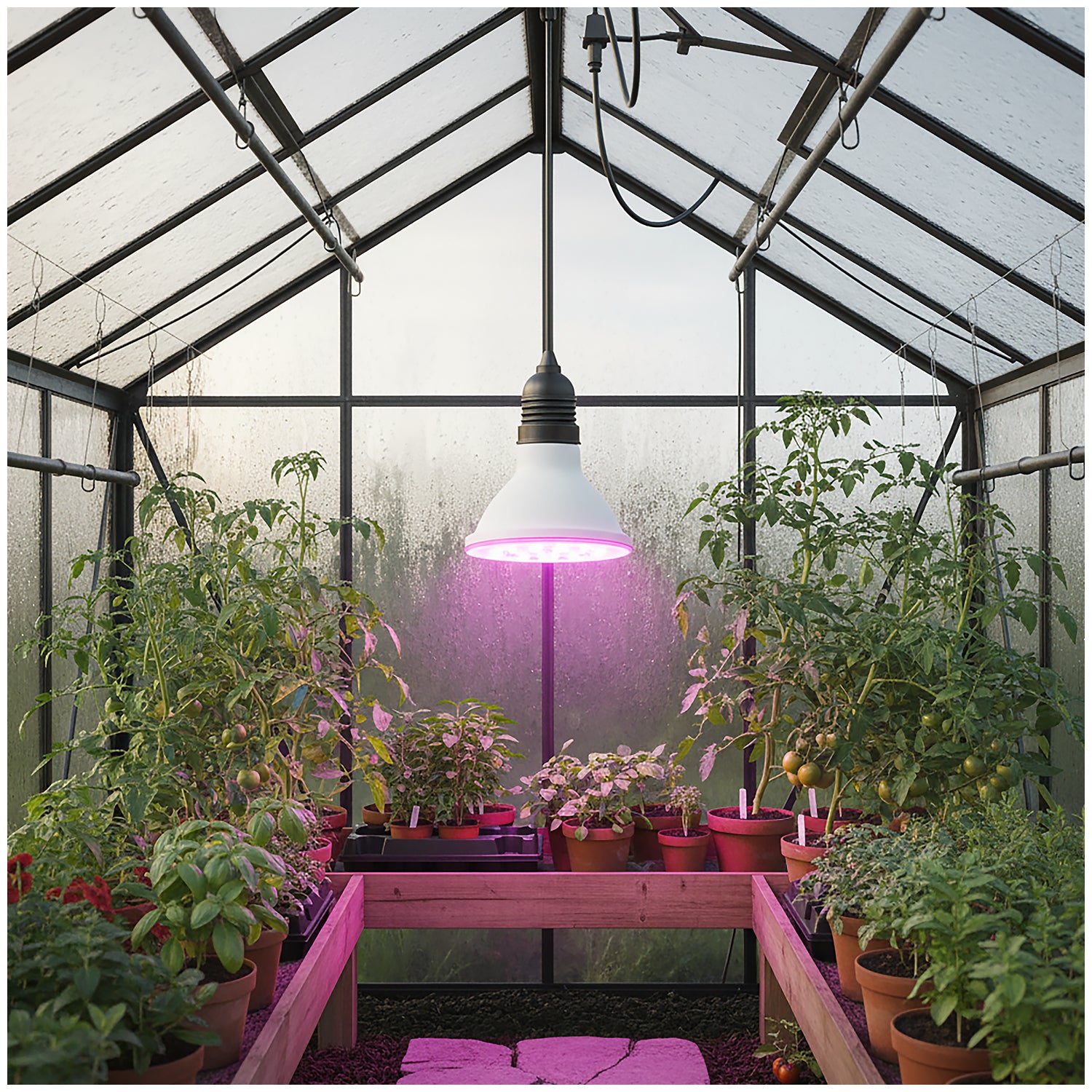 LED grow bulb LED PLANTY B E27 7W E27 1200K White Kobi Design