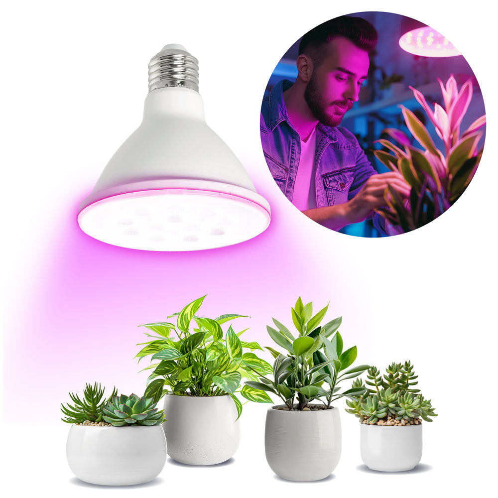 LED grow bulb LED PLANTY W E27 9W E27 1200K White Kobi Design