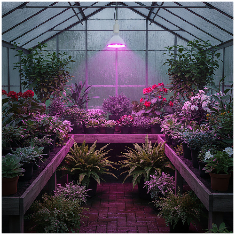 LED grow bulb LED PLANTY W E27 9W E27 1200K White Kobi Design