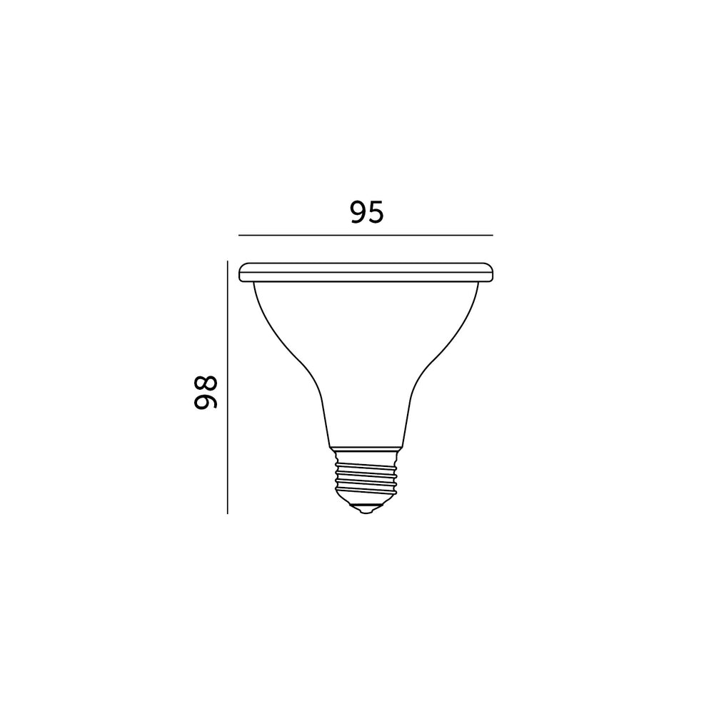LED grow bulb LED PLANTY W E27 9W E27 1200K White Kobi Design