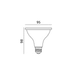 LED grow bulb LED PLANTY W E27 9W E27 1200K White Kobi Design