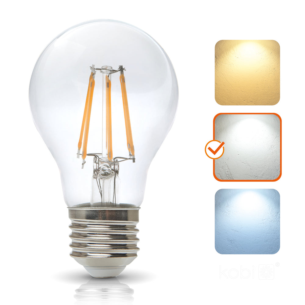 LED filament bulb FGS 10W E27 4000K Kobi