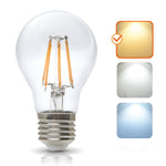 LED filament bulb FGS 7W E27 3000K 3-pack Kobi 360 Line