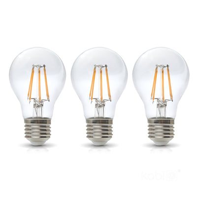 LED filament bulb FGS 7W E27 3000K 3-pack Kobi 360 Line