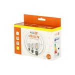 LED filament bulb FGS 7W E27 3000K 3-pack Kobi 360 Line