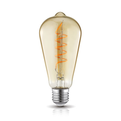 LED filament bulb FLEX FST64 4W E27 2700K Kobi 360 Line