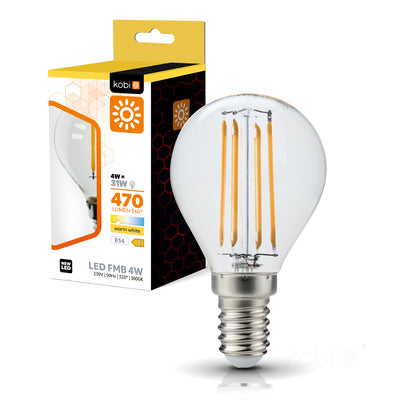 LED filament bulb FMB E14 4W 3000K Kobi