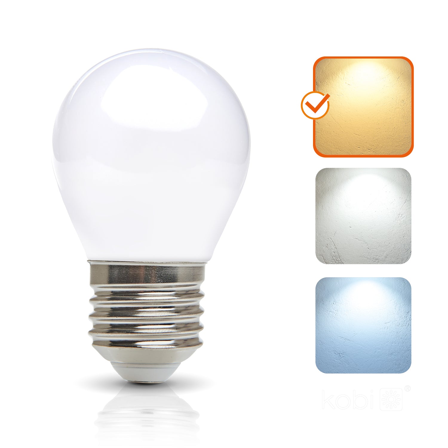 LED filament bulb FMB 4W E27 3000K milky Kobi