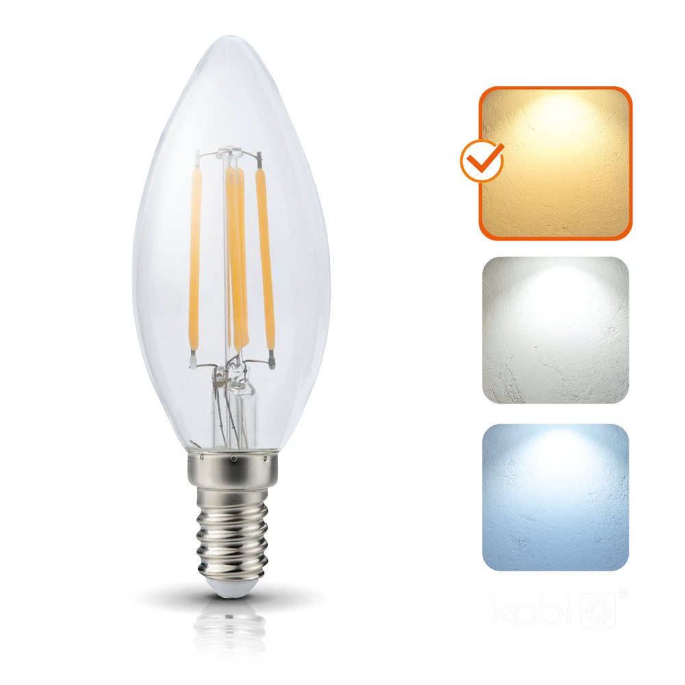 LED filament bulb FSW E14 4W 3000K Kobi 360 Line