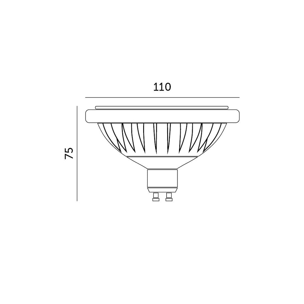 LED bulb ES111 GU10 15W 4000K Kobi