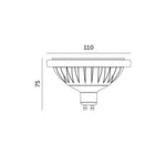 LED bulb ES111 GU10 15W 4000K Kobi